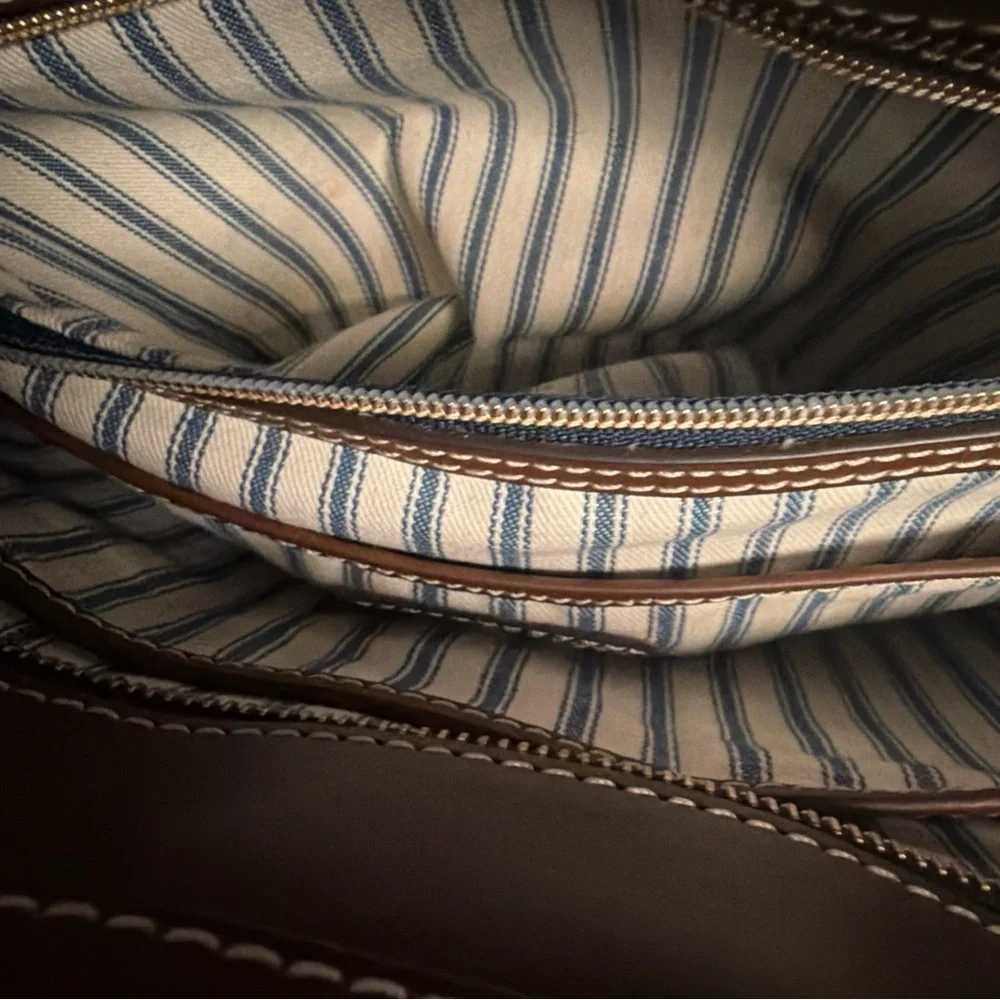 Dooney & Bourke Chocolate Brown Tote - Picture 10 of 11